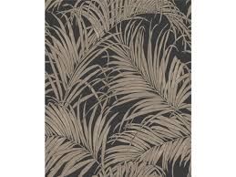 Arthouse Kiss Foil Palm Leaf Black Bronze 903202 Wallpaper Roll 10M